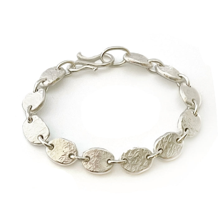 Disc Bracelet Silver