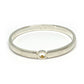 Sterling Silver Bangle with 22ct gold ball