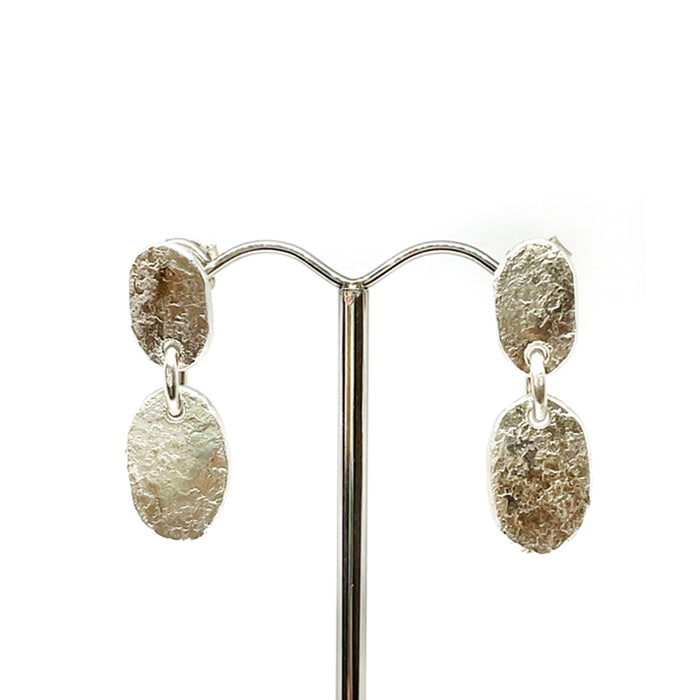 Fine and sterling dangling studs